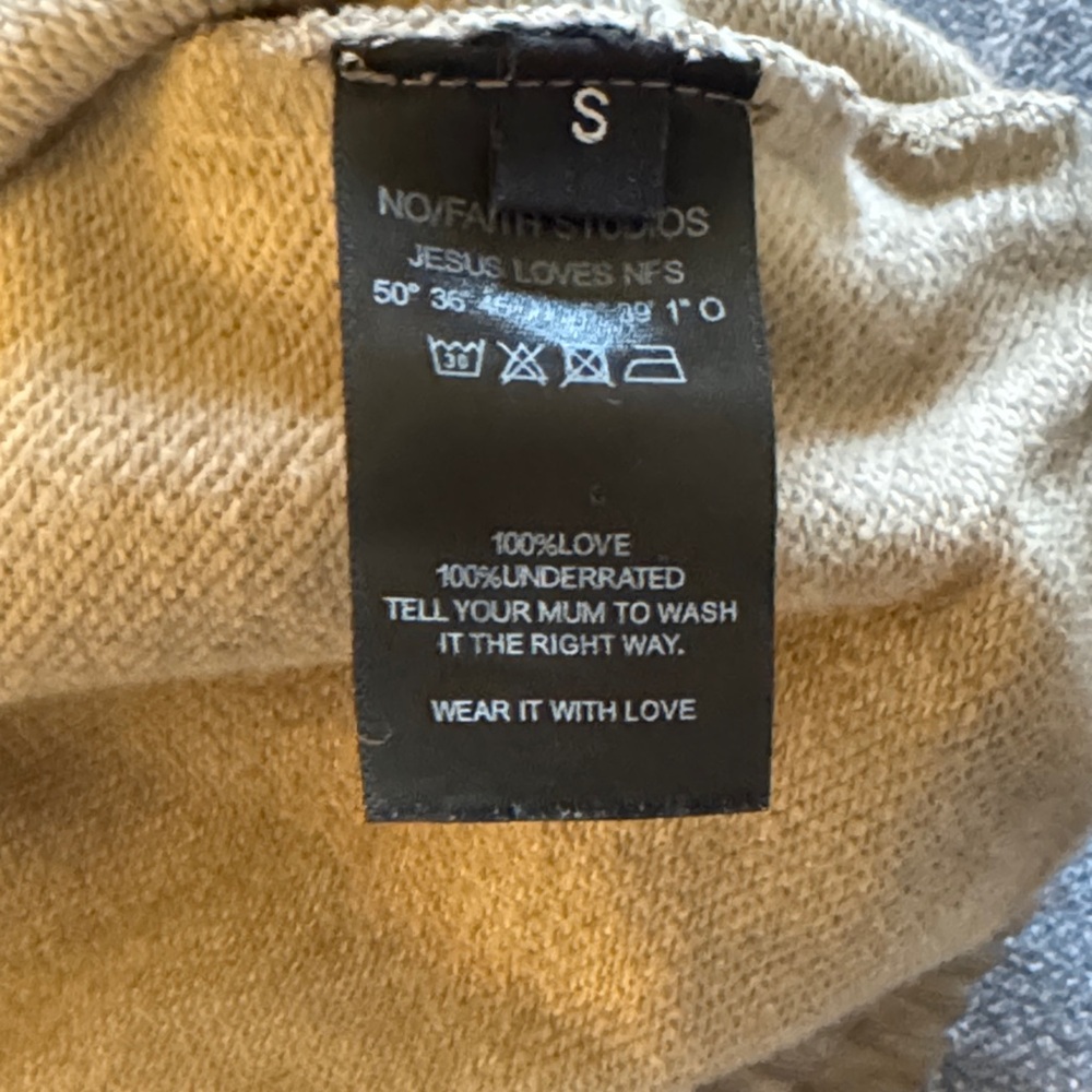 No/Faith Studios Heavy Knit 'Sweatpants'/YOUNG MENS/NWT/ Size Small - Picture 4 of 11